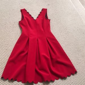 Red dress